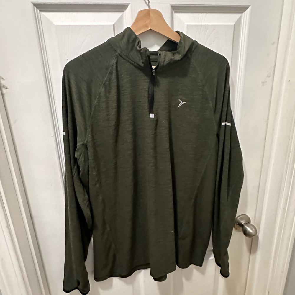 Olive Green Athletic Pullover